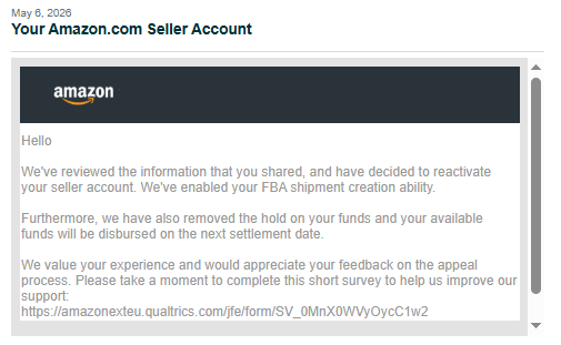 Client Notification Testimonial